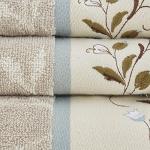 Madison Park Floral Cotton Bath Towel Set, 6 Piece