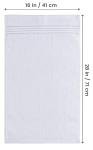 Premium Ultra Soft White Hand Towels, 6-Pack