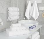 Luxury 6-Piece Cotton Towel Set in White