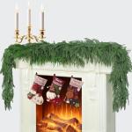 6 Ft Norfolk Pine Faux Greenery Garland for Decor