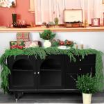 6 Ft Norfolk Pine Faux Greenery Garland for Decor