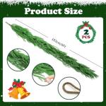 6 Ft Norfolk Pine Faux Greenery Garland for Decor