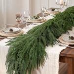 9ft Real Touch Norfolk Pine Christmas Garland