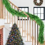 6 Ft Norfolk Pine Faux Greenery Garland for Decor