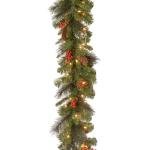 9 ft Pre-Lit Crestwood Spruce Christmas Garland