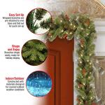 9 ft Pre-Lit Crestwood Spruce Christmas Garland