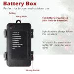 9FT Prelit Color Changing Christmas Garland with Timer