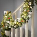 9FT Prelit Color Changing Christmas Garland with Timer