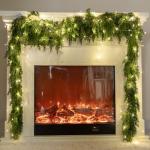 Joyful 6FT Artificial Christmas Garland with Lights