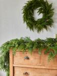 Joyful 6FT Artificial Christmas Garland with Lights