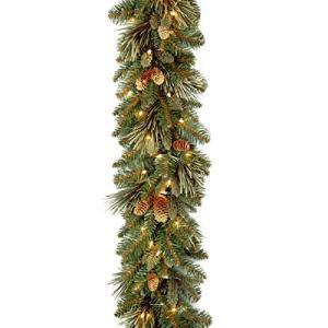 9 ft Pre-Lit Carolina Pine Christmas Garland