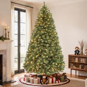 Hykolity 7.5 ft Prelit Artificial Christmas Tree