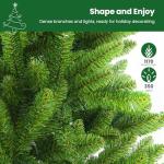 7.5ft Prelit Artificial Classic Spruce Christmas Tree