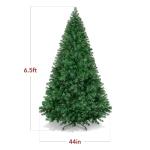 6ft Unlit Artificial Christmas Tree with Hinged Branches
