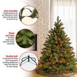 4.5 ft Pre-Lit Downswept Douglas Fir Christmas Tree