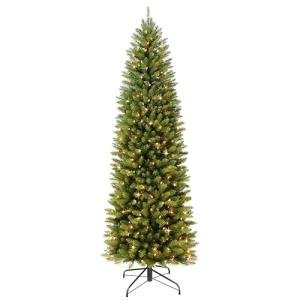 7.5ft Pre-Lit Slim Fraser Fir Christmas Tree