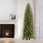 7.5ft Pre-Lit Slim Fraser Fir Christmas Tree