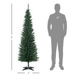 Slim 6' Artificial Pencil Christmas Tree