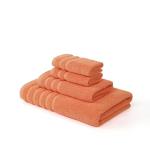 Organic Cotton 6-Piece Towel Set in Orange