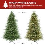 Hykolity 7.5 ft Prelit Artificial Christmas Tree