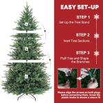 Hykolity 7.5 ft Prelit Artificial Christmas Tree