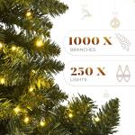 6ft Pre-Lit Green Christmas Tree with Remote