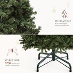 6ft Pre-Lit Green Christmas Tree with Remote