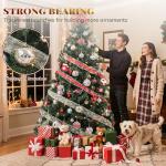 6ft Pre-Lit Green Christmas Tree with Remote