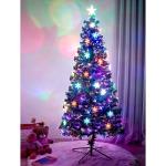 Juegoal 7 ft Color-Changing Pre-Lit Christmas Tree