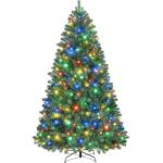 6ft Pre-lit Multicolor Christmas Tree with Stand