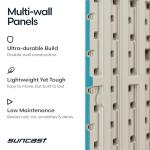 Suncast Horizontal Stow-Away Outdoor Storage Shed