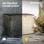 Suncast Horizontal Stow-Away Outdoor Storage Shed