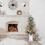 3 Ft Pre-Lit Artificial Christmas Tree With 78 Lights