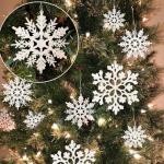 36pc Snowflake Christmas Tree Decor Set
