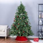 Blissun Velvet Christmas Tree Collar and Skirt