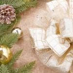 Glitter Satin Mesh Christmas Tree Bow Topper