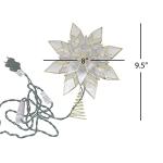 Capiz Star Tree Topper with Lights and Spare Bulb