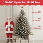100 Count Clear Christmas String Lights - 20 ft