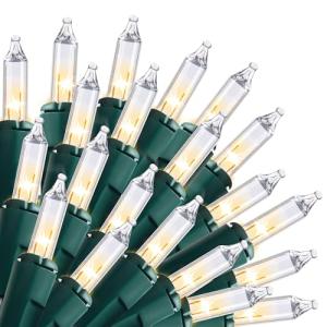 300 Mini Warm White Christmas String Lights