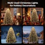 Warm White 400 LED Christmas Tree String Lights