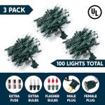 300 Mini Warm White Christmas String Lights