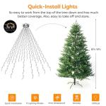 Warm White 400 LED Christmas Tree String Lights