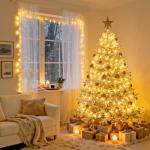 200 LED Warm White Christmas String Lights