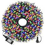 300 LED Multicolor Christmas String Lights - 105ft