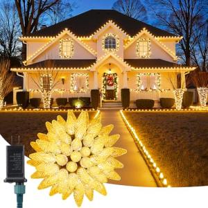 C9 Outdoor Christmas String Lights, 72 FT, 110 LEDs