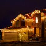 Warm White LED Christmas Icicle Lights - 29.5ft