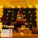 Ollny 504LED Warm White Icicle Lights with Remote