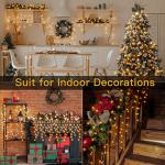 Ollny 504LED Warm White Icicle Lights with Remote