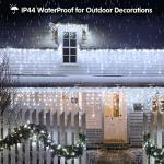 400 LED Waterproof Outdoor Christmas Lights, 8 Modes