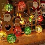 Battery-Operated Christmas Lights with Timer & 8 Modes